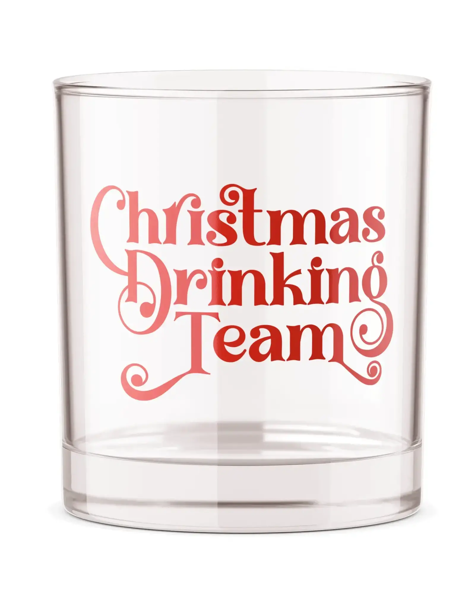 Barrel Down South/Faire Christmas Drinking Team Bourbon/Whiskey Glass