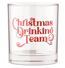Barrel Down South/Faire Christmas Drinking Team Bourbon/Whiskey Glass