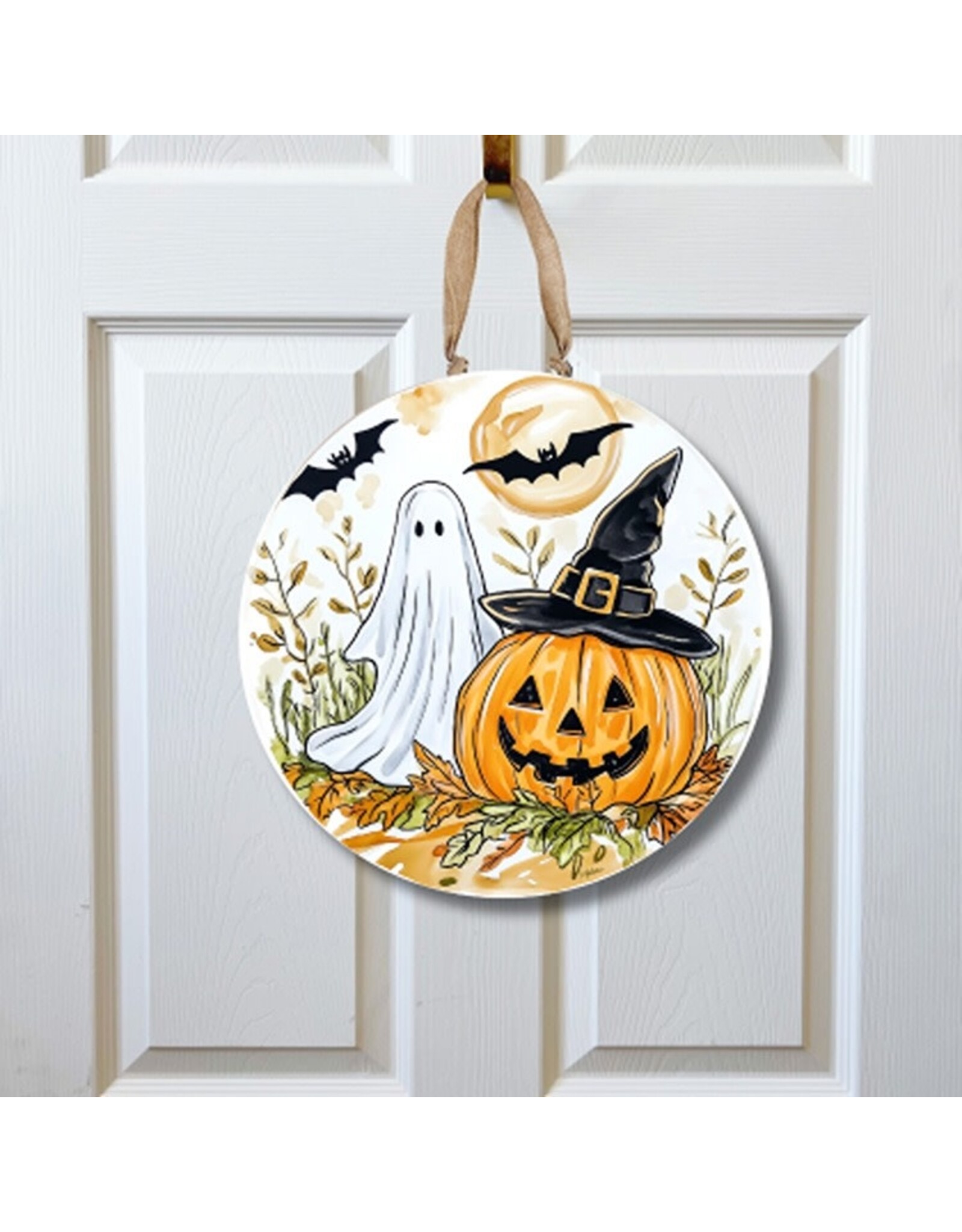 Home Malone Autumn Halloween Door Hanger