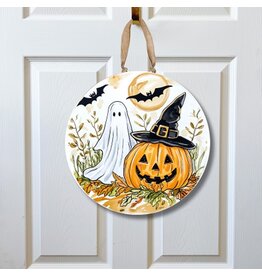 Home Malone Autumn Halloween Door Hanger