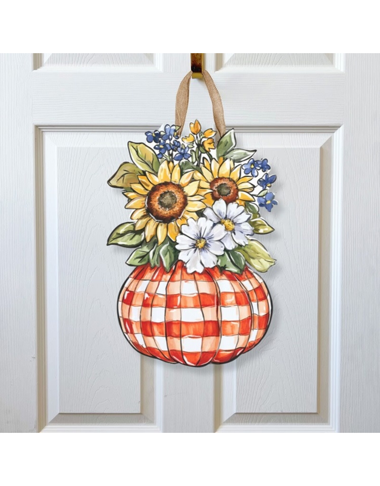 Home Malone Fall Pumpkin Vase Door Hanger