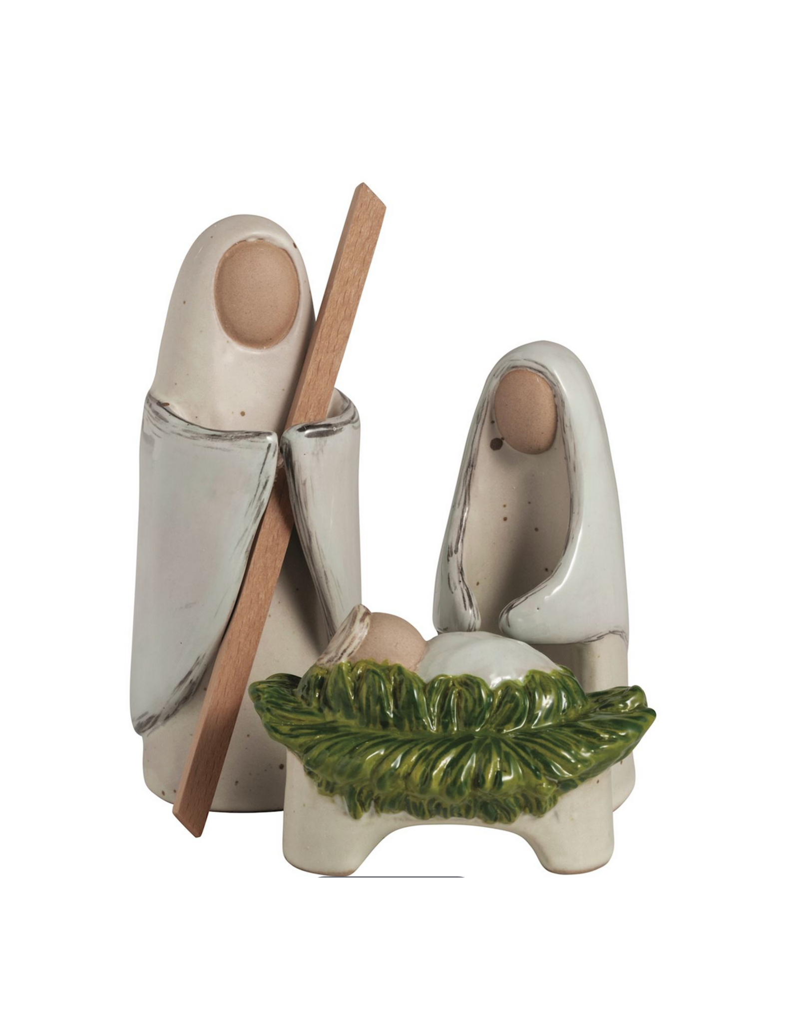 Mud Pie Farm Christmas Ceramic Nativity Set