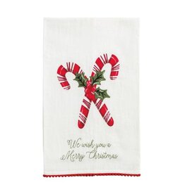 Mud Pie Christmas Pom Trim Towels