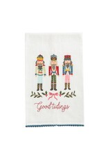 Mud Pie Christmas Pom Trim Towels
