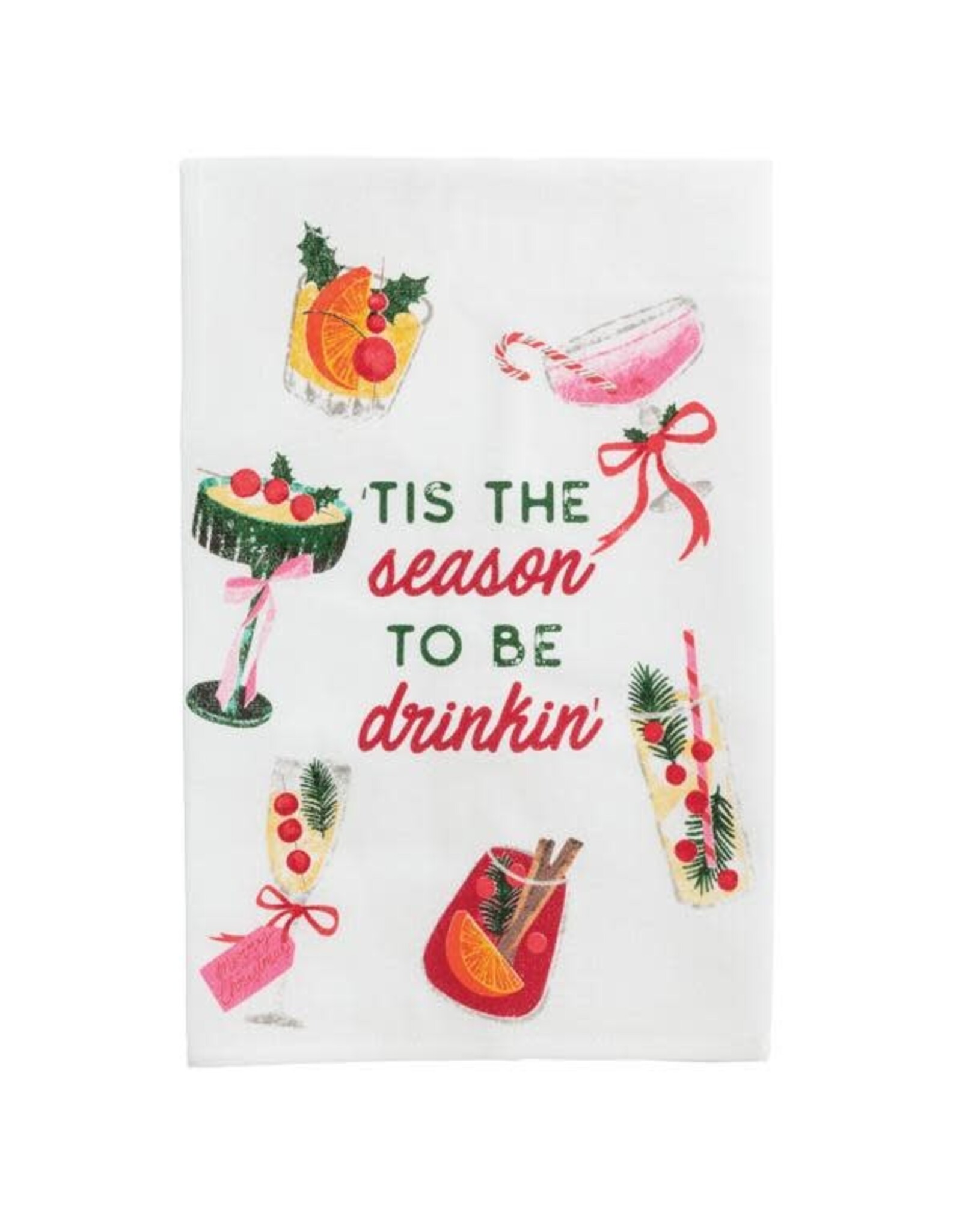 Mud Pie Christmas Bar Towels