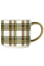 Sweet Water Decor Green Plaid Coffee Mug