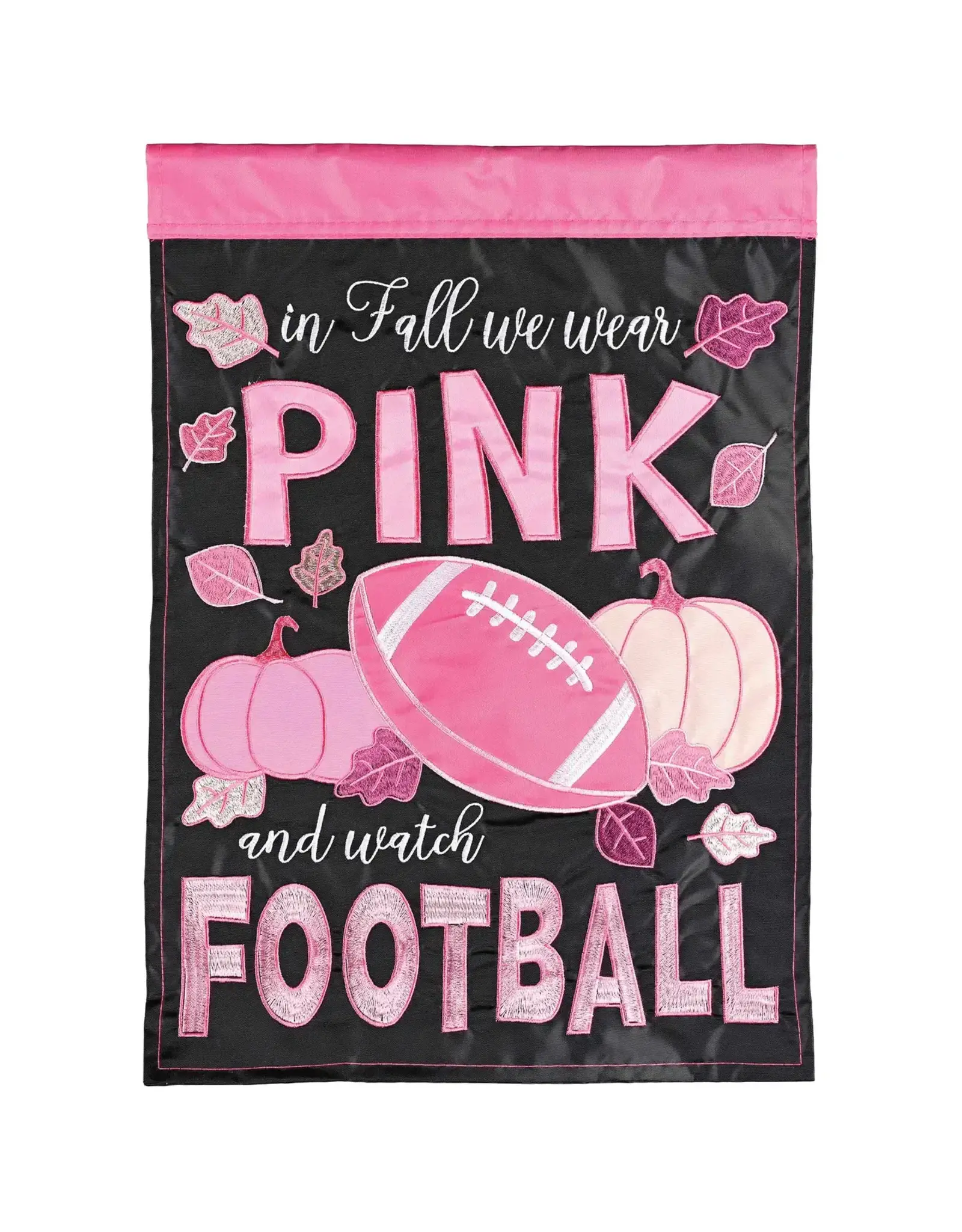 Magnolia Garden Flag Company Flag Wear Pink Watch Football Garden Flag