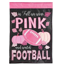 Magnolia Garden Flag Company Flag Wear Pink Watch Football Garden Flag