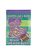 Magnolia Garden Flag Company Football Shaped Like A Boot Garden Flag