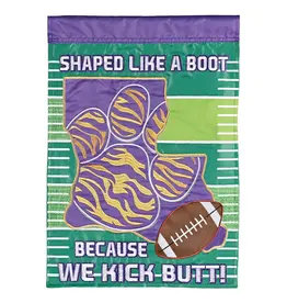 Magnolia Garden Flag Company Football Shaped Like A Boot Garden Flag