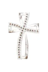 Magnolia Garden Flag Company Rustic Wood Look Resin Wall Cross