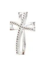 Magnolia Garden Flag Company Rustic Wood Look Resin Wall Cross