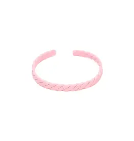 Savvy Bling/Faire Flat Twist Matte Pink Cuff Bracelet