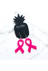 Dixie Bliss/Faire Pink Ribbons Earrings