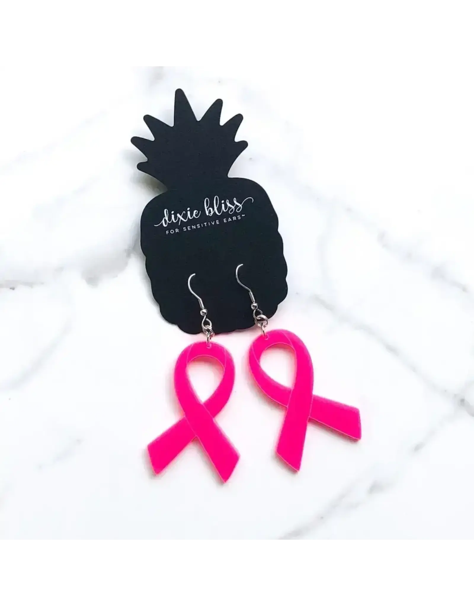 Dixie Bliss/Faire Pink Ribbons Earrings