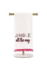 The Royal Standard Jingle All The Way Pom Pom Hand Towel