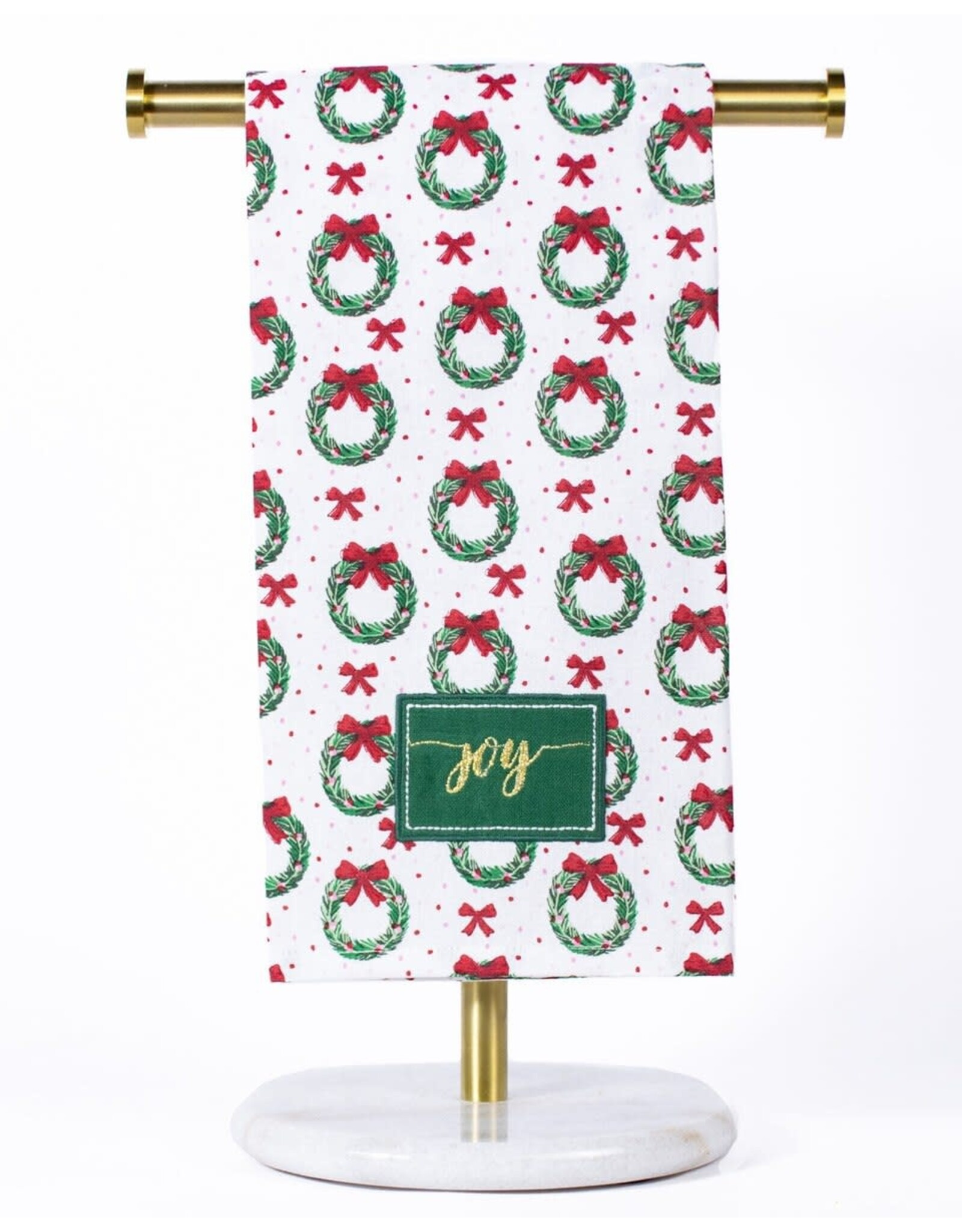 The Royal Standard Joy Clara Wreath Hand Towel