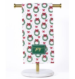 The Royal Standard Joy Clara Wreath Hand Towel
