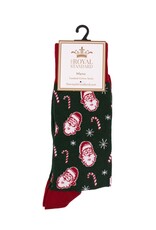 The Royal Standard Men's Candy Cane Christmas Socks