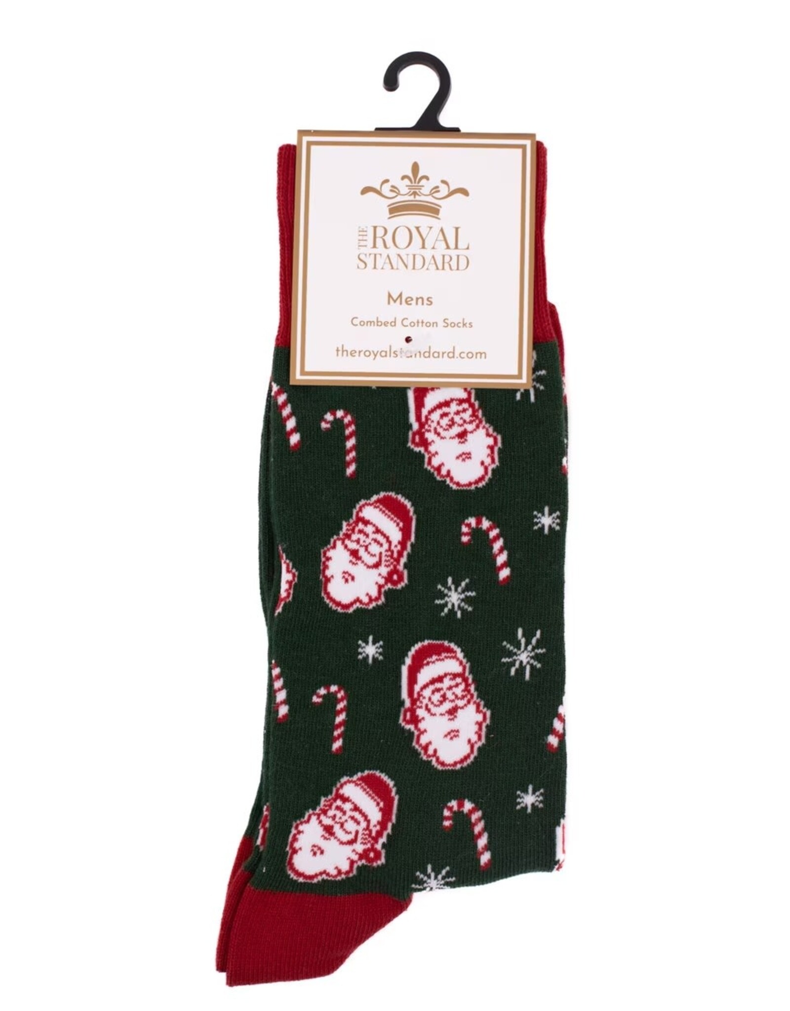The Royal Standard Men's Candy Cane Christmas Socks