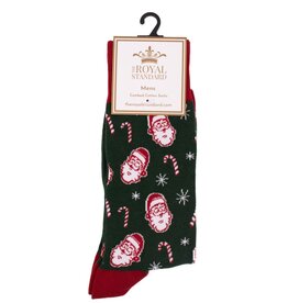 The Royal Standard Men's Candy Cane Christmas Socks