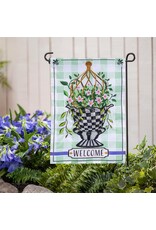 Evergreen Enterprises Spring Topiary Applique Garden Flag