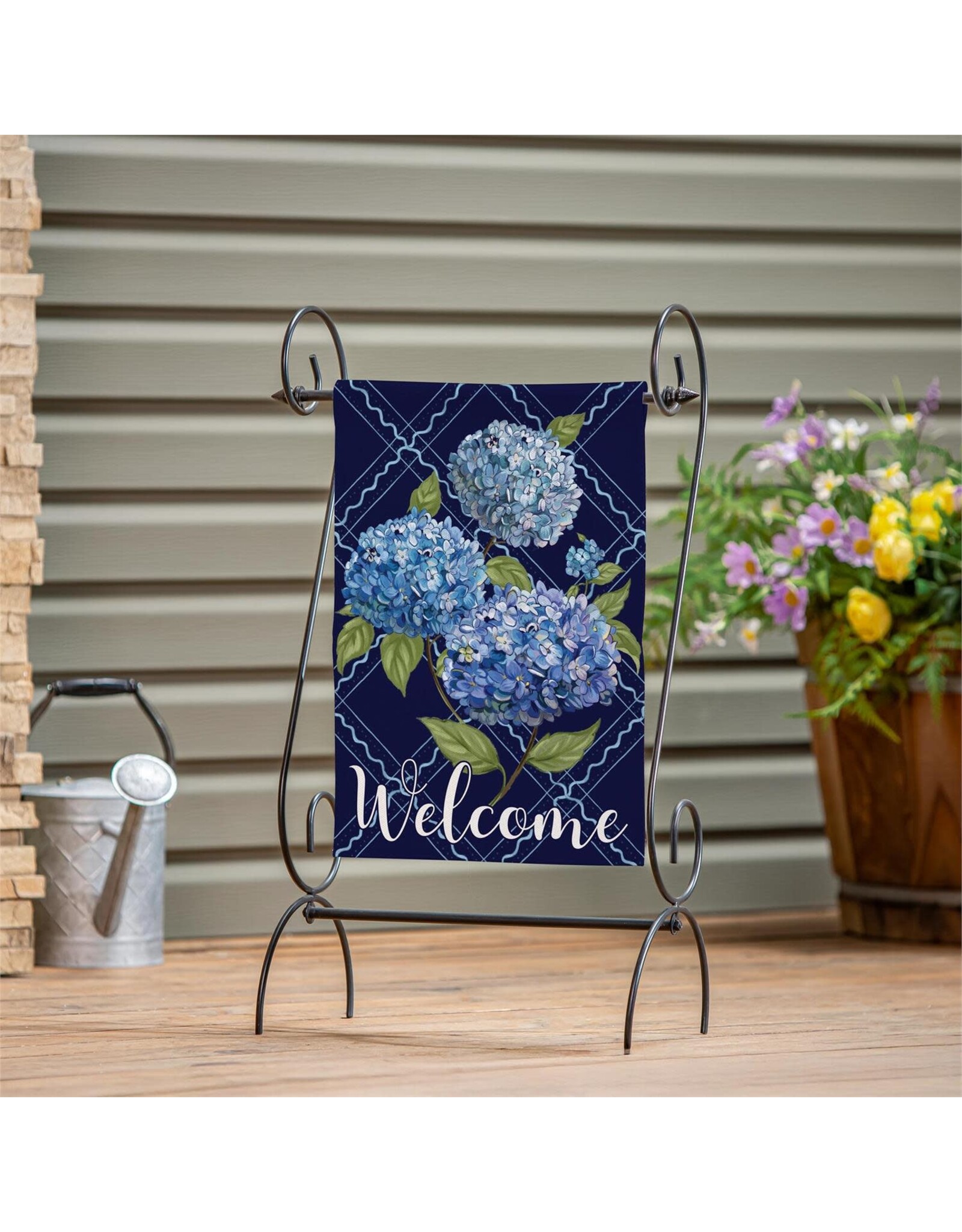 Evergreen Enterprises VivaStyle Burlap Garden Flag, Golded Meadow