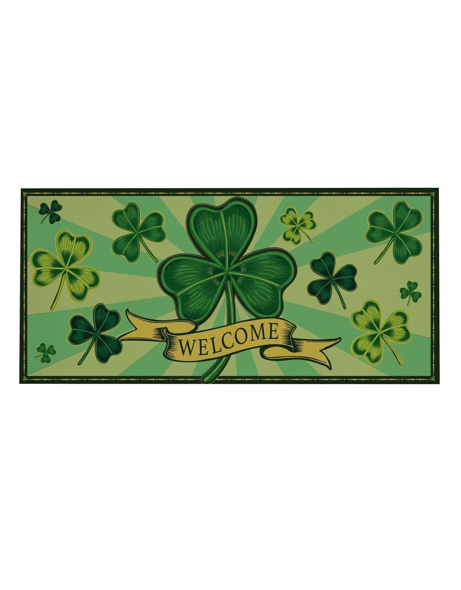Evergreen Enterprises St Patrick's Days Shamrock Sassafras Switch Mat