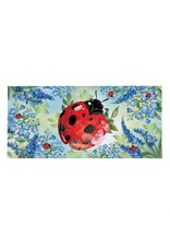 Evergreen Enterprises Pollinator Garden Blue Florals Ladybug Sassafras Switch Mat