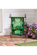 Evergreen Enterprises Happy St. Patrick's Day Suede Garden Flag