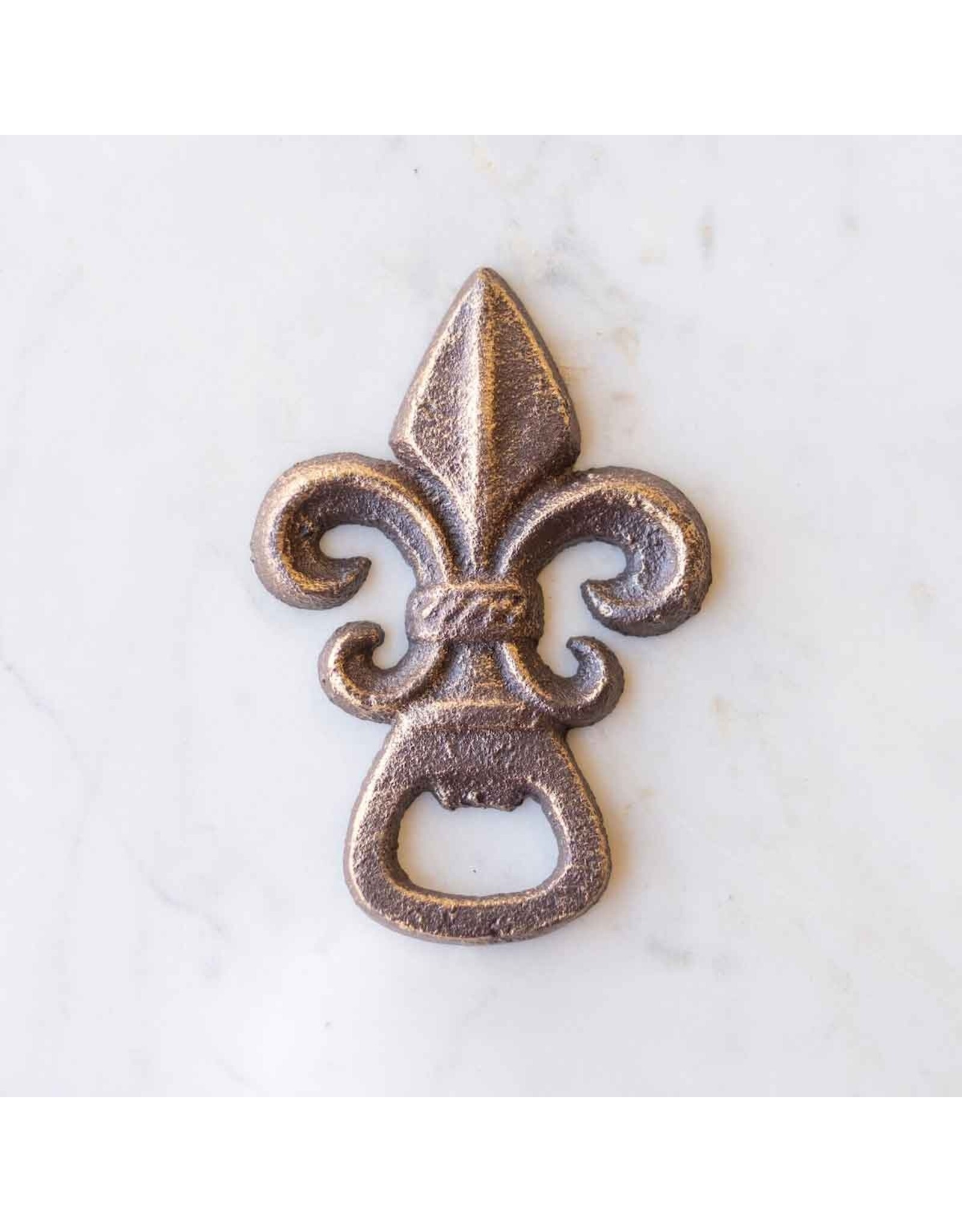 The Royal Standard Fleur Bottle Opener Brown/Gold 3x4.25