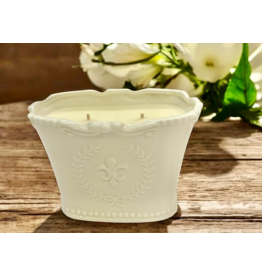 Southern Lights Candle Creme Brulee Oval Fleur 15oz