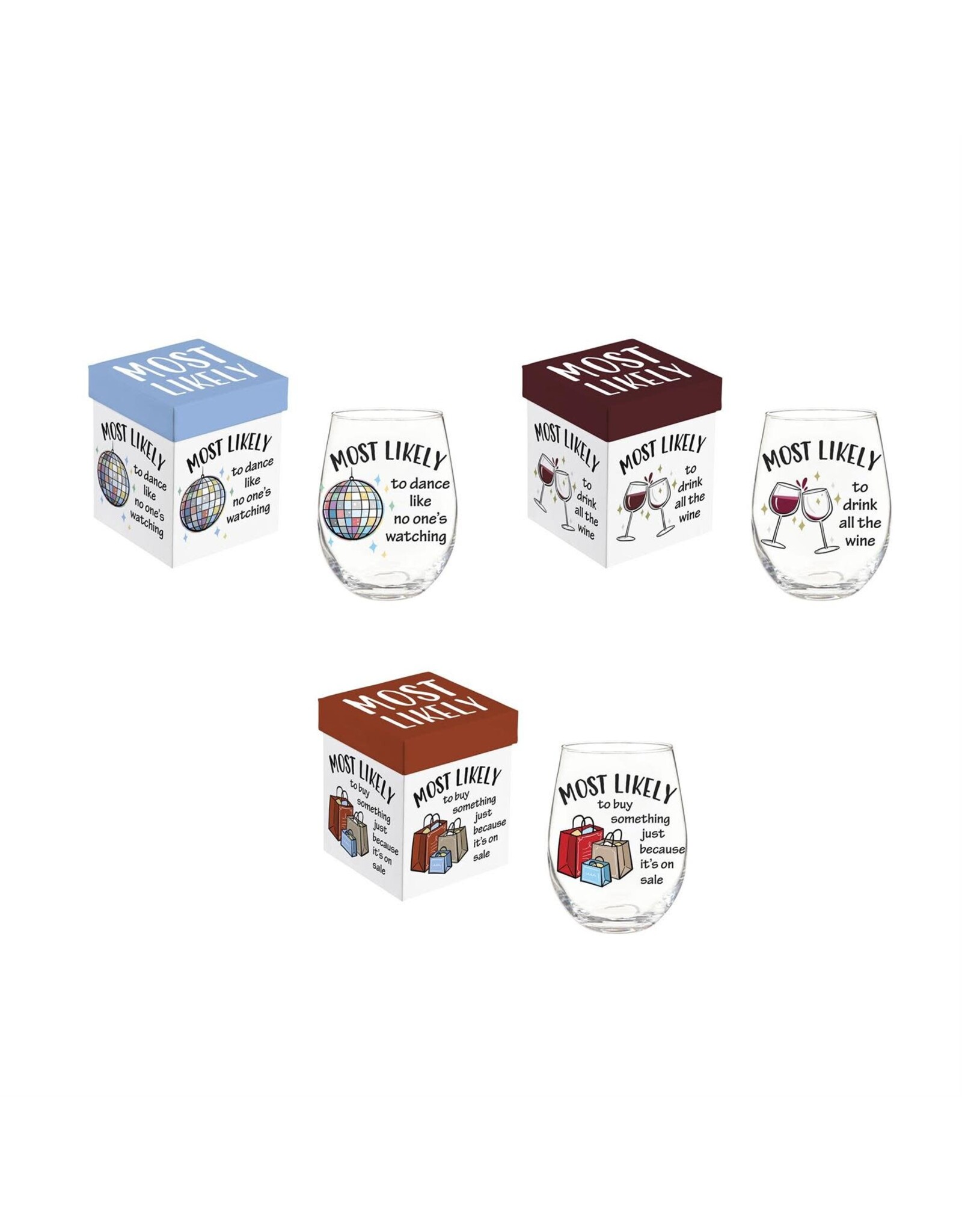 Evergreen Enterprises Wine Glass Most Likely Program