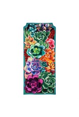 Evergreen Enterprises Summer Succulent Everlasting Impression Textile Décor