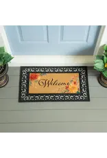 Evergreen Enterprises High Country Pheasant Flocked Coir Sassafras Switch Mat, "Welcome"