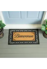 Evergreen Enterprises Bienvenue Flocked Coir Sassafras Switch Mat