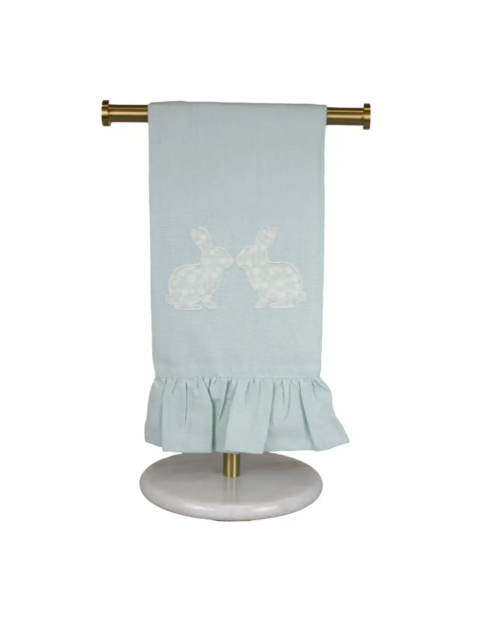 The Royal Standard Aubrey Bunny Ruffle Hand Towel
