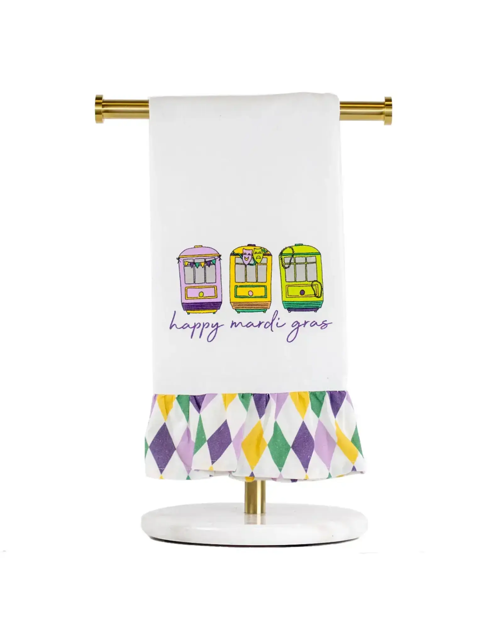 The Royal Standard Mardi Streetcar Hand Towel