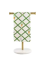 The Royal Standard Boxwood Trellis Bunny Hand Towel