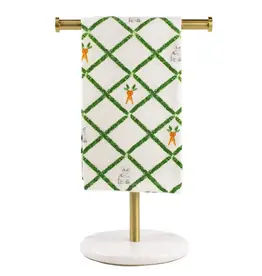 The Royal Standard Boxwood Trellis Bunny Hand Towel
