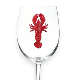 The Queen's Jewels Crawfish Stemmed Wine Glass