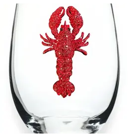 The Queen's Jewels Crawfish Stemless Wine Glass