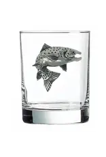 The Queen's Jewels Trout Double Old Fashioned Glass