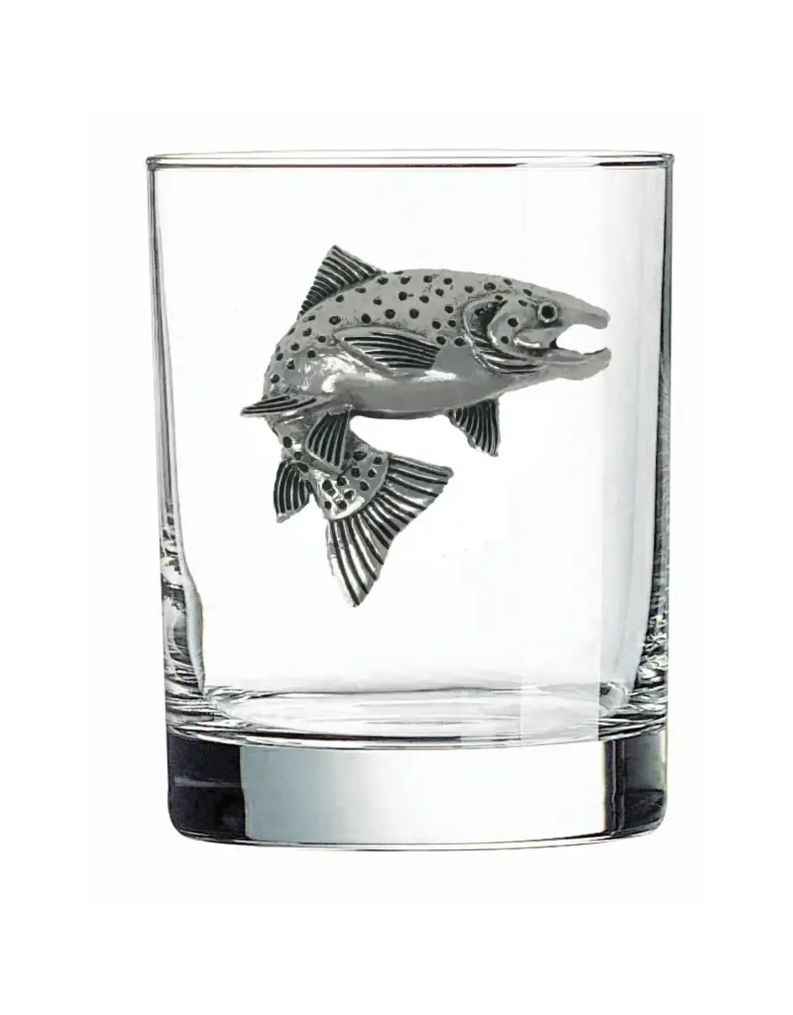 The Queen's Jewels Trout Double Old Fashioned Glass