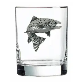 The Queen's Jewels Trout Double Old Fashioned Glass