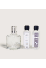 Maison Berger Essential Square Lampe Gift Set with Air Pur So Neutral + Ocean Breeze