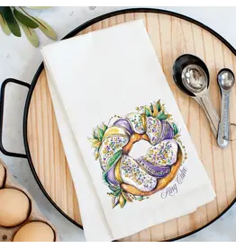 Pelican Provision Co King Cake Kitchen Towel