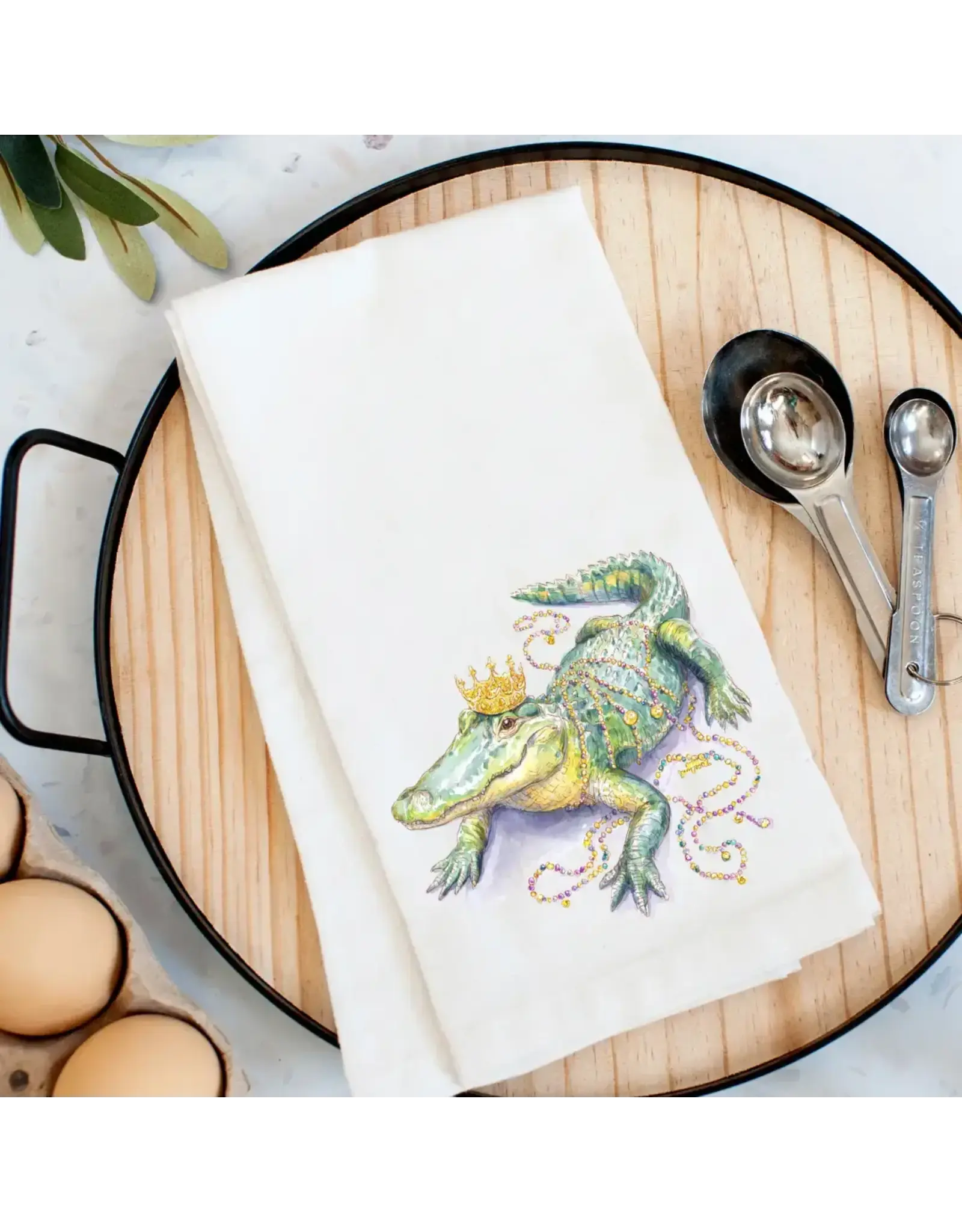 Pelican Provision Co King of the Bayou Kitchen Towel