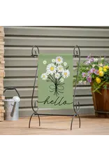 Evergreen Enterprises Hello Dainty Daisies Burlap Garden Flag