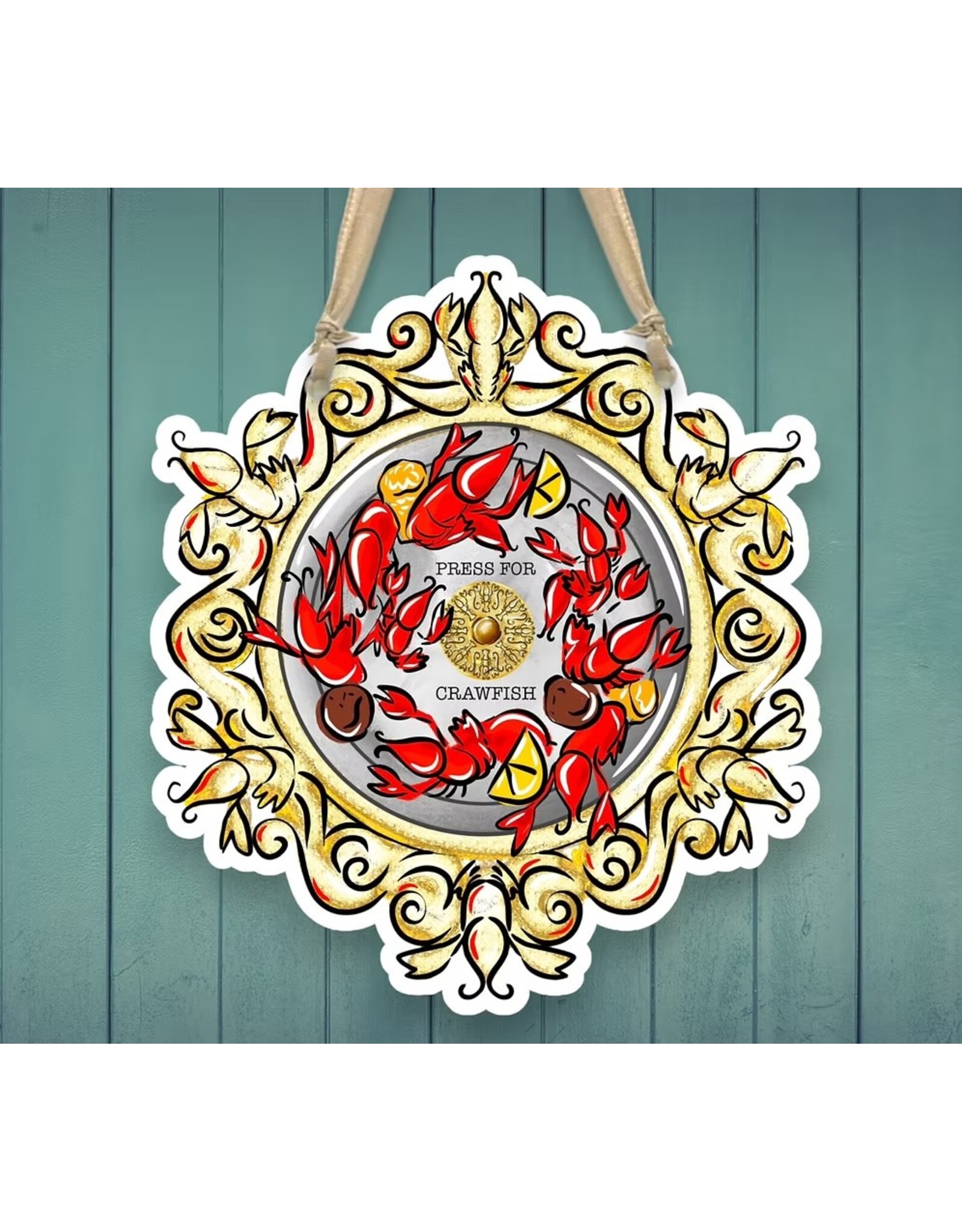 Art By Allie Ring For Crawfish Door Hanger